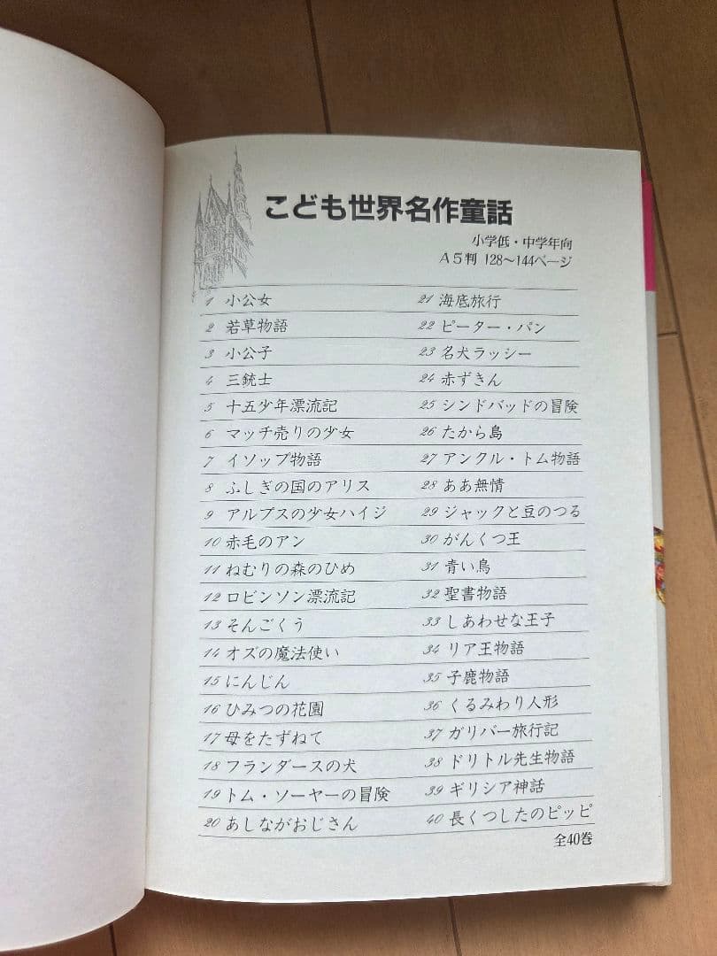 子供世界名作童話40巻セット