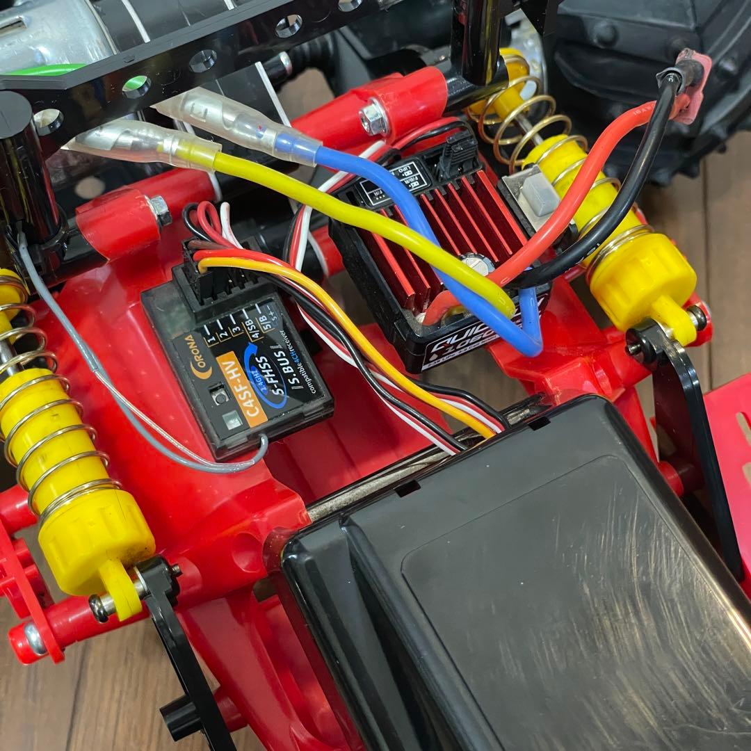 タミヤ　モンスタービートル　フタバ2.4GHzプロポ付、フルベア、メカ付