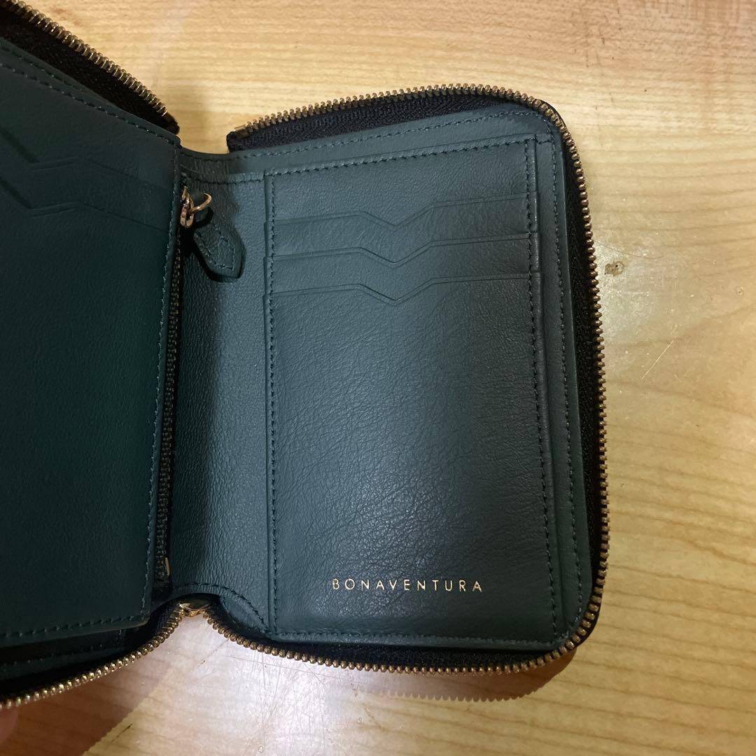 BONAVENTURA ブラック 二つ折り財布 箱が無い為お安く提供中です
