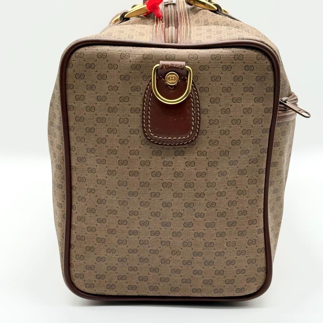 【良品】GUCCI ボストンバッグ トラベルバッグ ヴィンテージ ブラウン