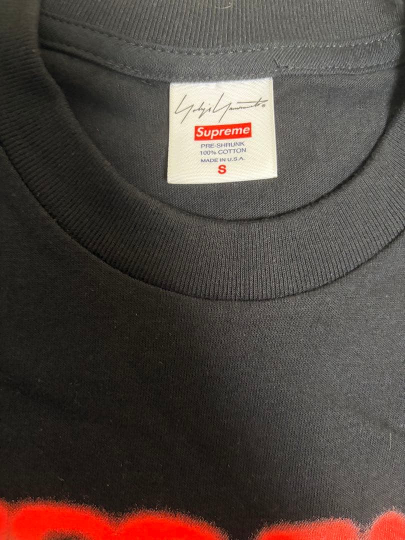 Supreme Yohji Yamamoto logo tee 黒 Sサイズ