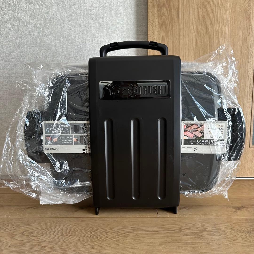 未使用 象印やきやき ホットプレート ステンレス ブラック EA-GZ30-XB