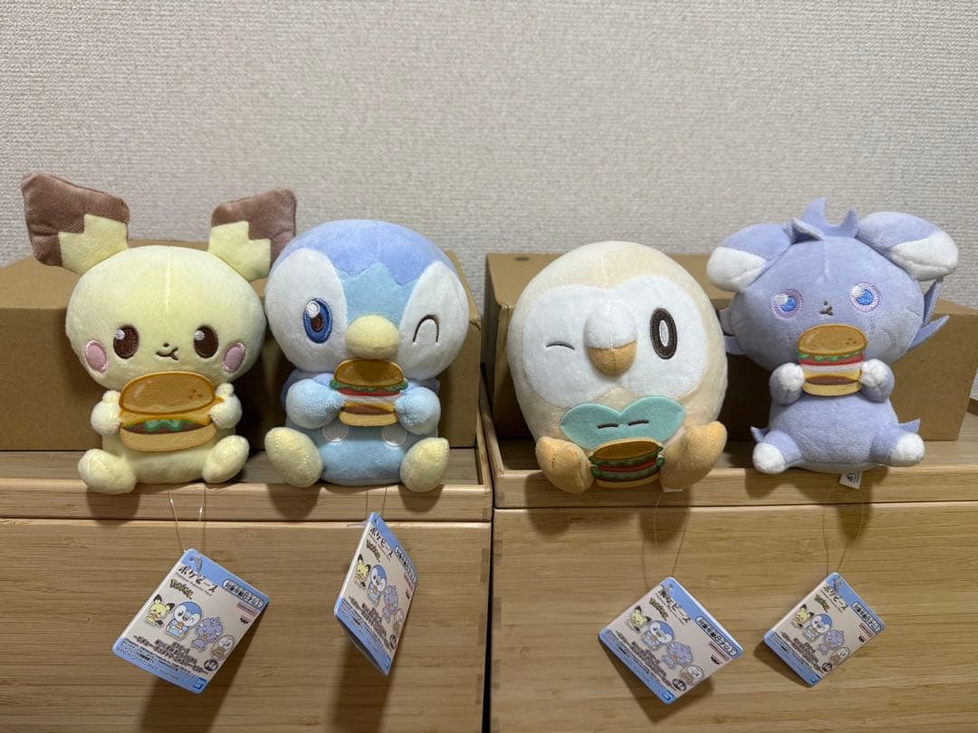 ポケモン ポケピースぬいぐるみ　おいしいじかん＆Starty Night　12体