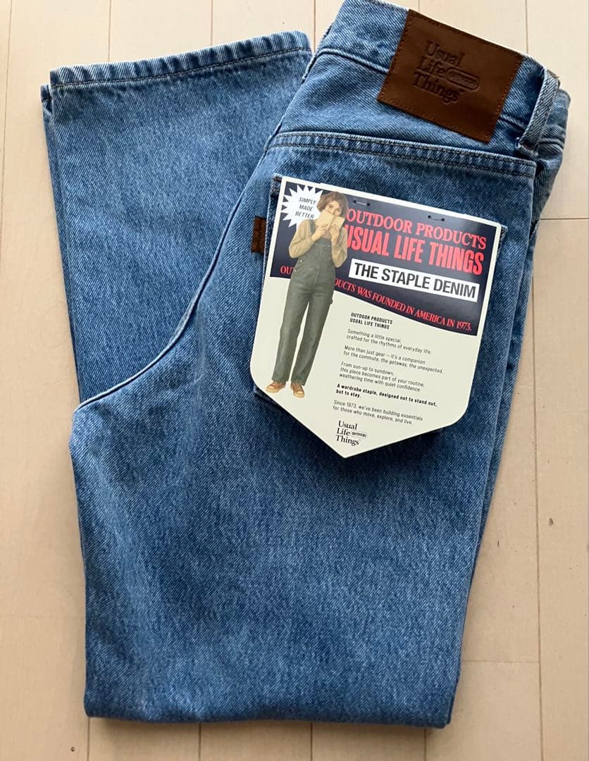 OUTDOOR PRODUCTS ULTデニムリーンストレート5PK サイズ36