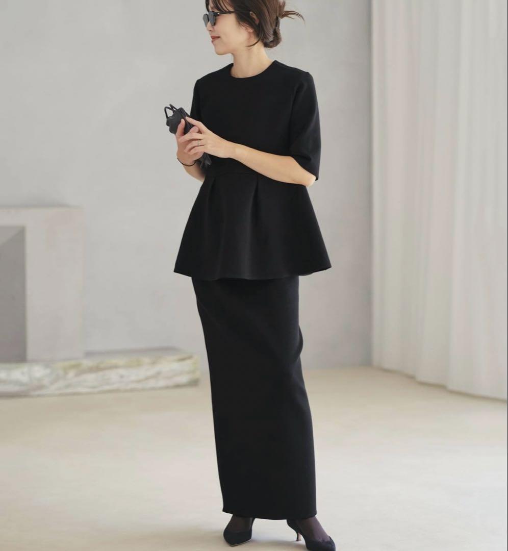 Plage air jersey tightスカート　36 ブラック