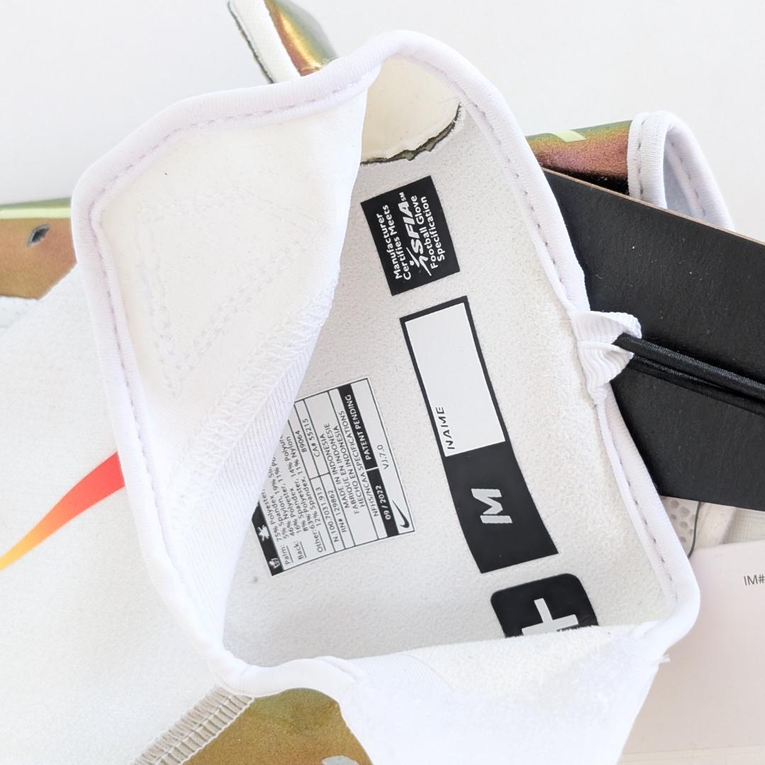 NIKE 手袋 グローブ アメフト用 ホワイトゴールド M 軽量