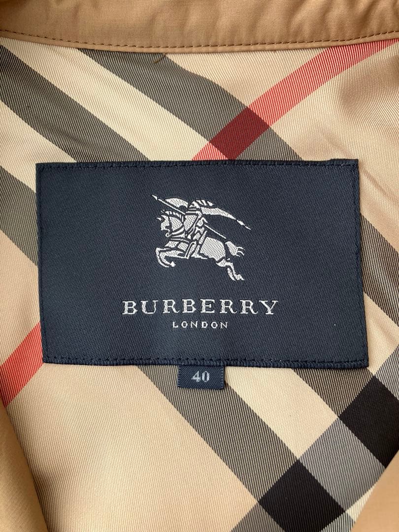 BURBERRY バーバリー ナイロン トレンチコート ジャケット　ノバチェック