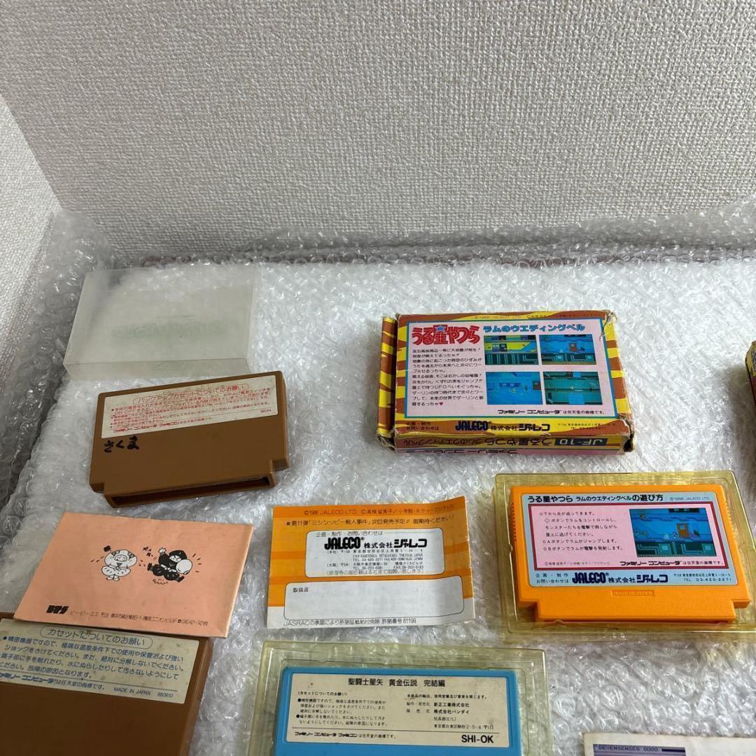 ファミリーコンピュータ ソフト セット販売 うる星やつら,マリオ,テトリス,他