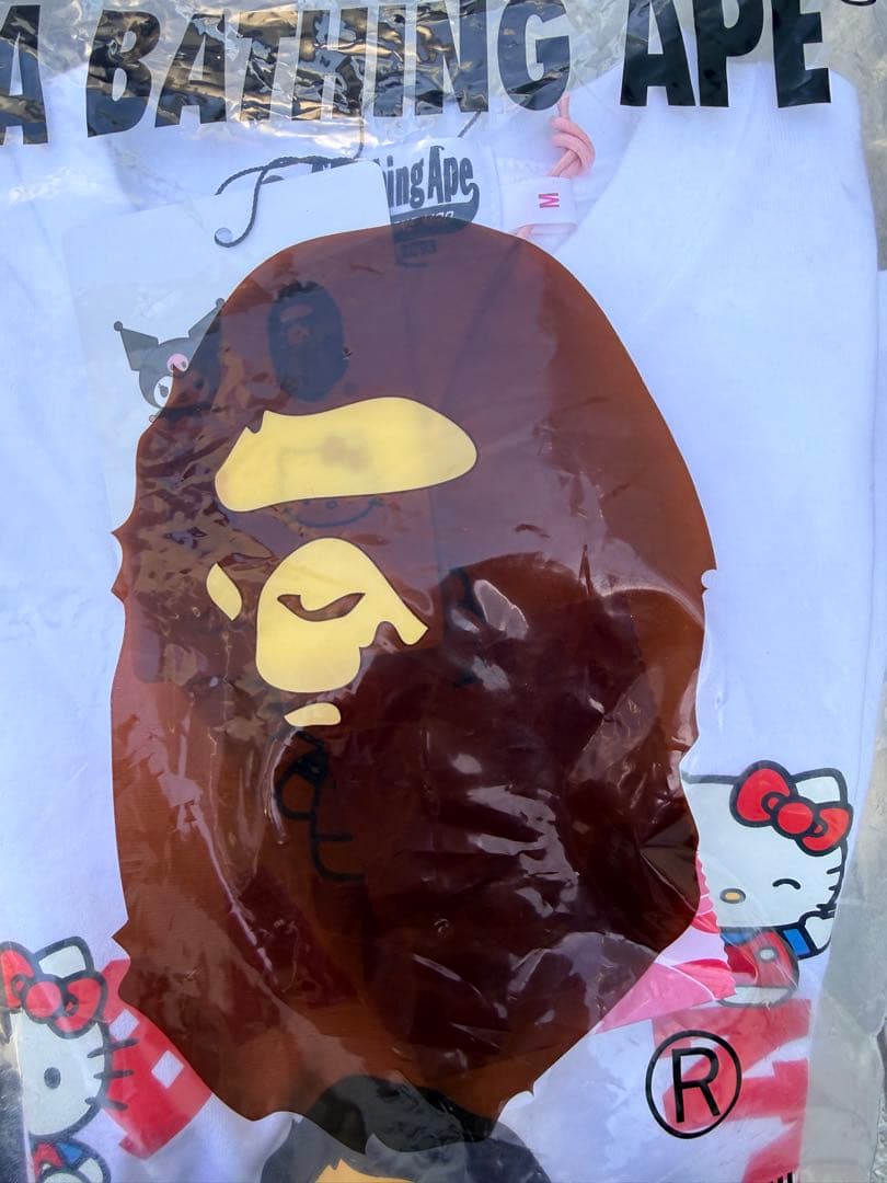 BAPE X HELLO KITTY COLLEGE MINI TEE サイズM