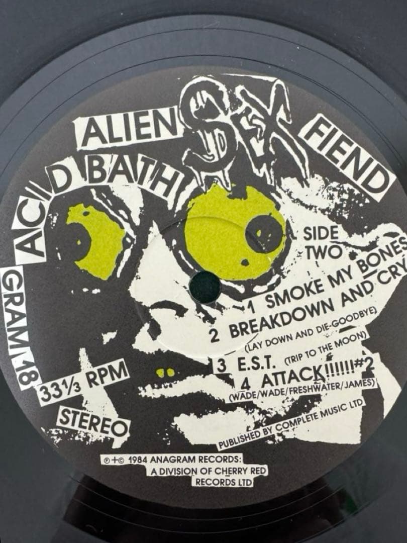 ALIEN SEX FIEND レコード　original 美品