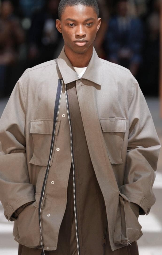 sacai×WTAPS 25SS ロングコート トープ サイズ2