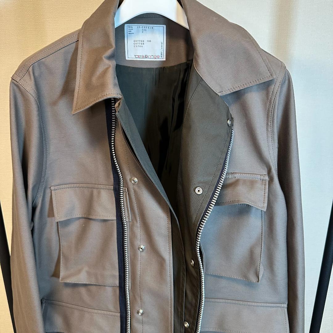 sacai×WTAPS 25SS ロングコート トープ サイズ2