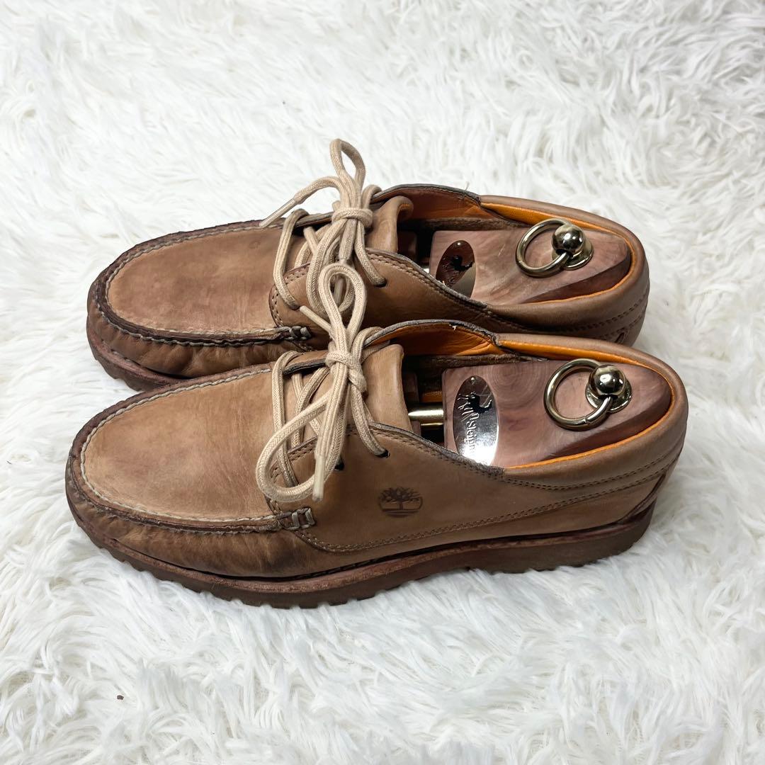 【美品】 ティンバーランド 3EYE デッキシューズ 25.5cm