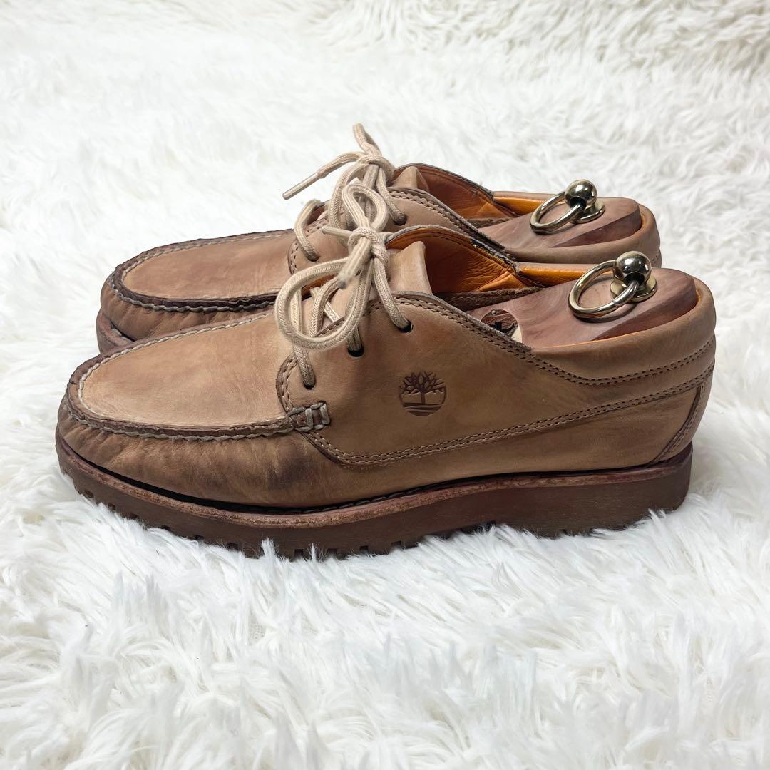 【美品】 ティンバーランド 3EYE デッキシューズ 25.5cm