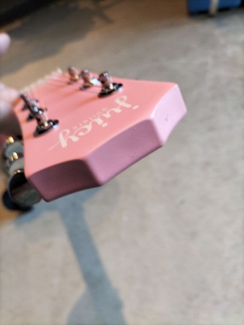 美品 juicy guitars JCG-01S/PK ミニギター ケース付
