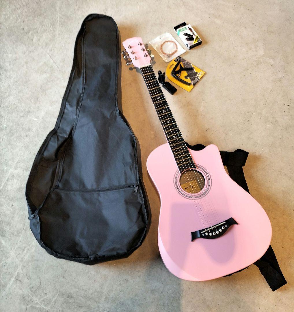 美品 juicy guitars JCG-01S/PK ミニギター ケース付