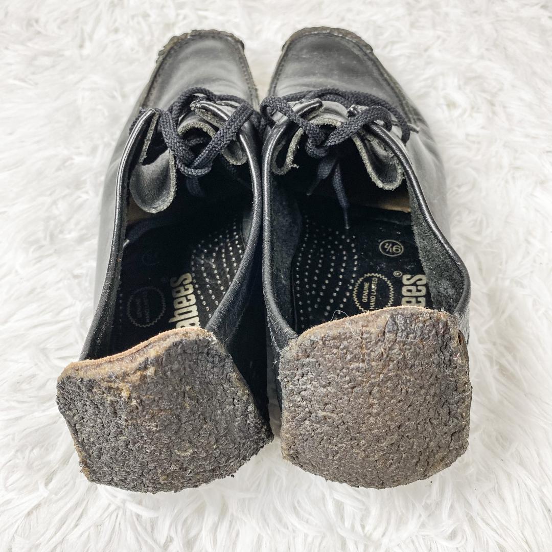 【美品】Clarks クラークス ナタリー レザー ブラック ワラビー 27.5