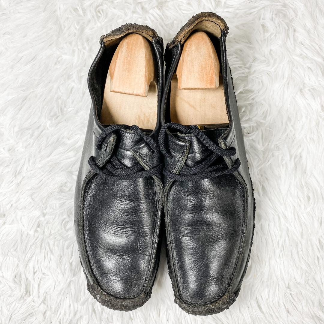 【美品】Clarks クラークス ナタリー レザー ブラック ワラビー 27.5
