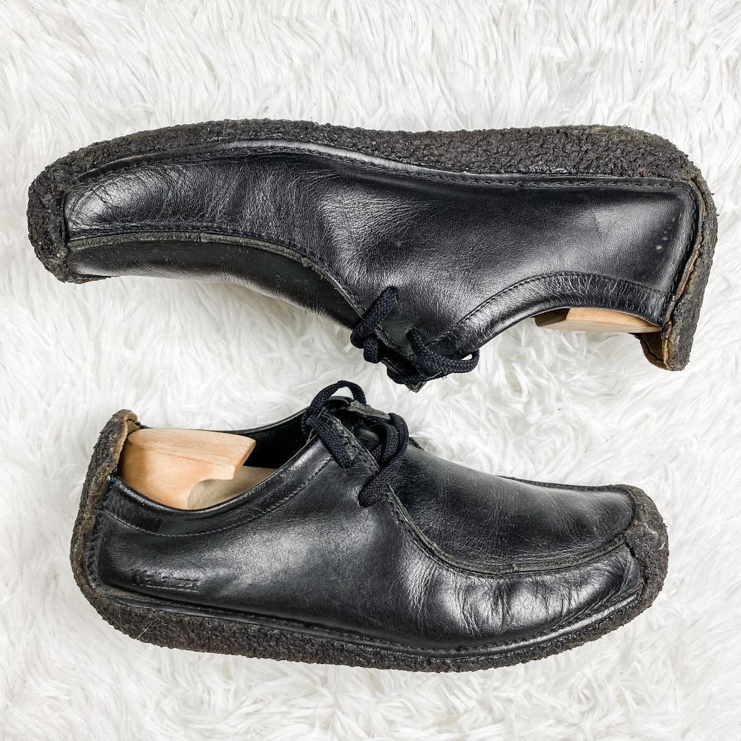 【美品】Clarks クラークス ナタリー レザー ブラック ワラビー 27.5