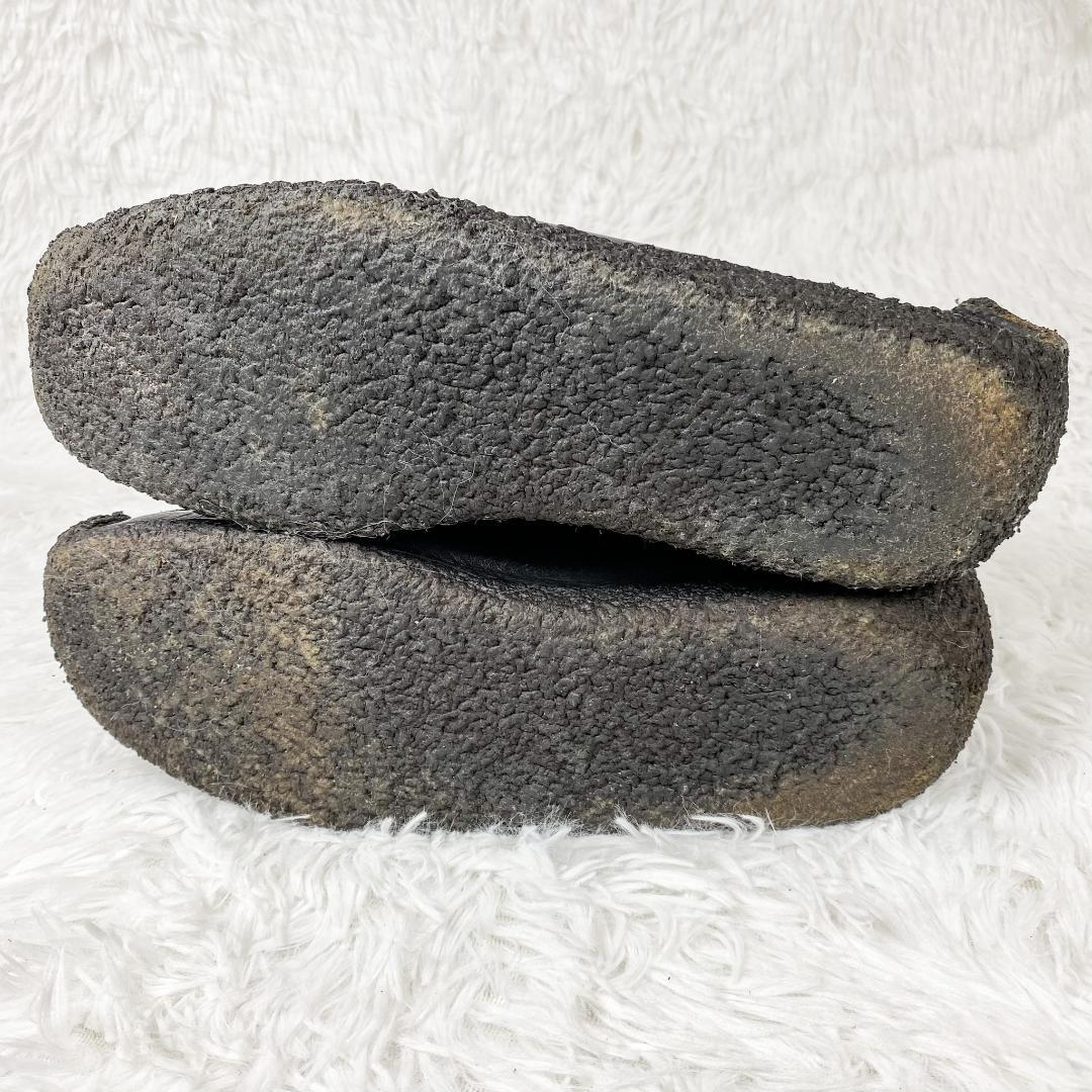 【美品】Clarks クラークス ナタリー レザー ブラック ワラビー 27.5