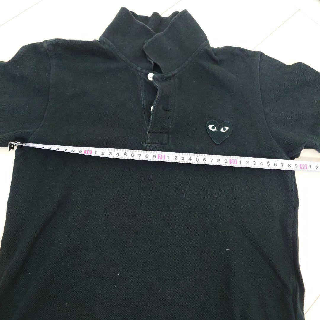 PLAY COMME des GARCONS ブラックポロシャツ S
