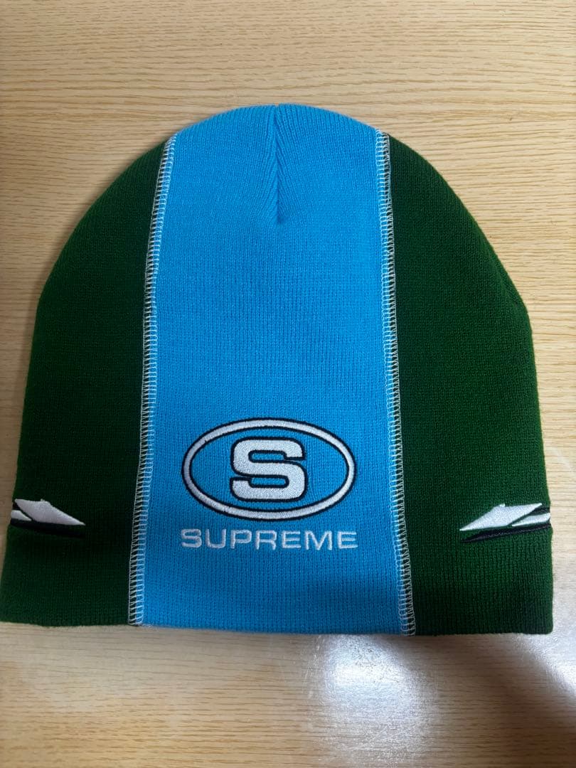 帽子 Supreme Racing Panel Beanie Light Blue
