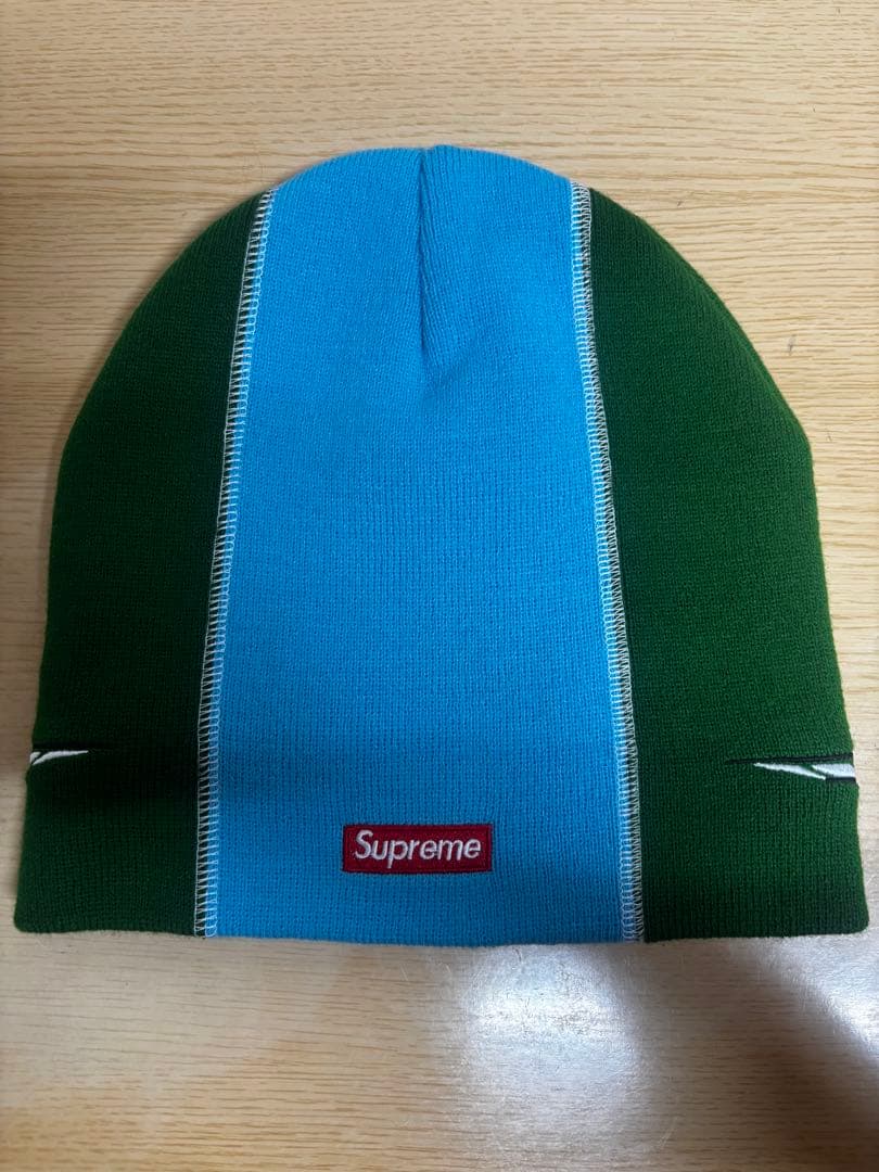 帽子 Supreme Racing Panel Beanie Light Blue
