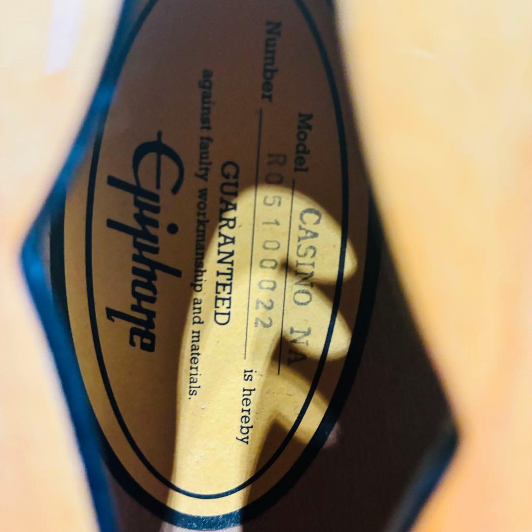 EPIPHONE CASINO NA【動作確認済】 エピフォン カジノ フルアコ