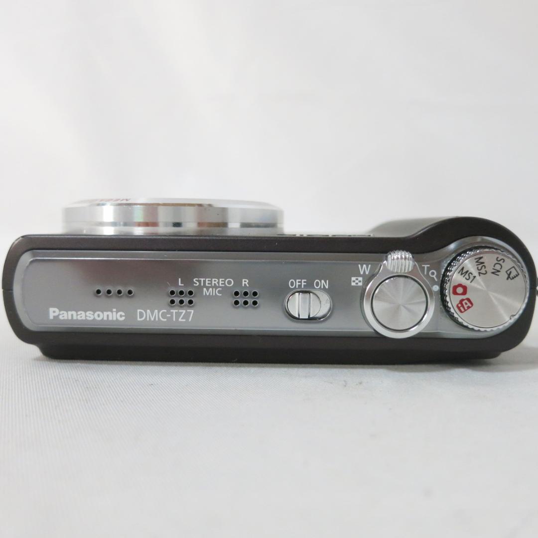[美品] パナソニック LUMIX DMC-TZ7デジタルカメラ ブラウン