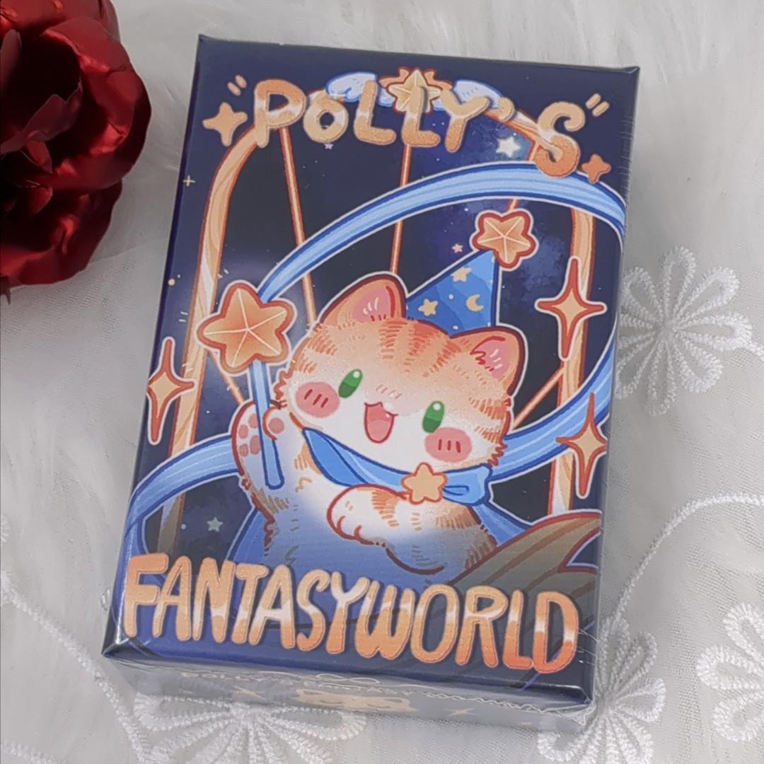 【正規品タロットカード】ゆめかわいい✨猫のポリーの不思議な世界のデッキ／通常版