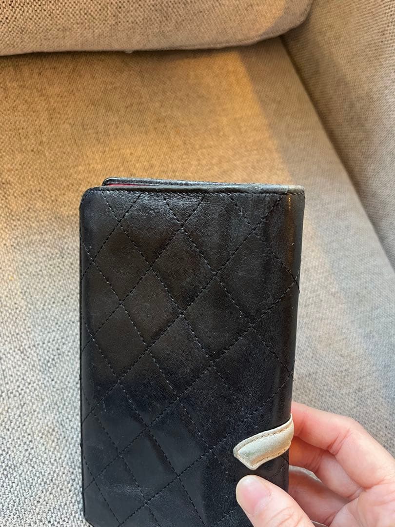 CHANEL カンボンライン　二つ折り　財布　正規品