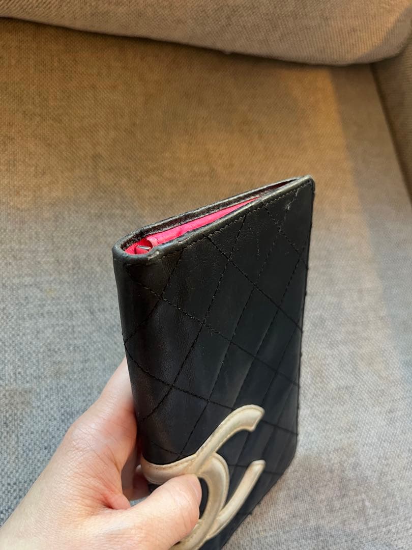 CHANEL カンボンライン　二つ折り　財布　正規品