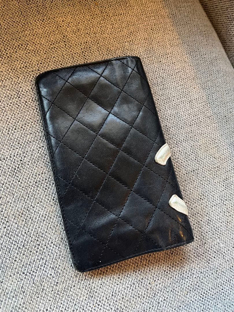 CHANEL カンボンライン　二つ折り　財布　正規品