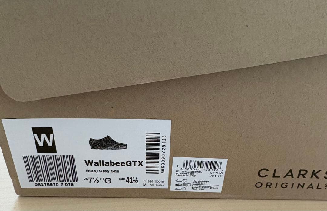 靴 CLARKS WallabeeGTX GORE-TEX 26.0cm