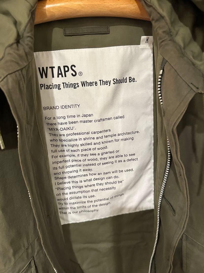 ジャケット・アウター wtaps m-51
