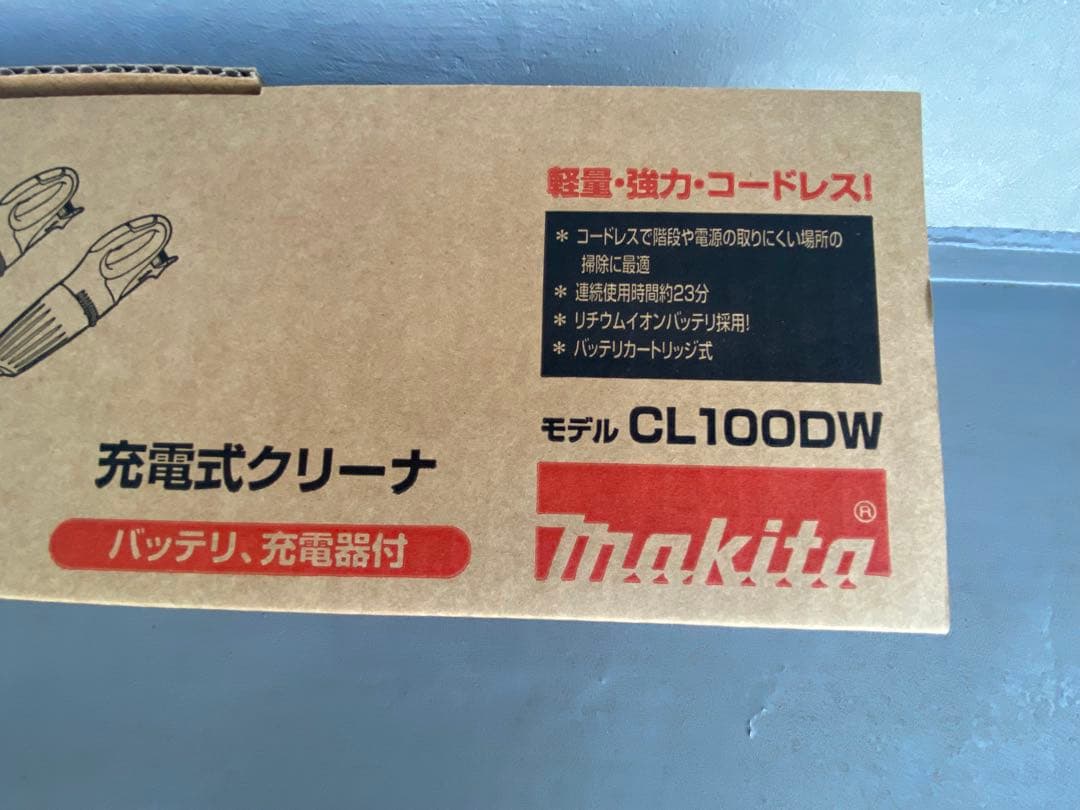 makita マキタ フルセット 充電式クリーナ CL100DW