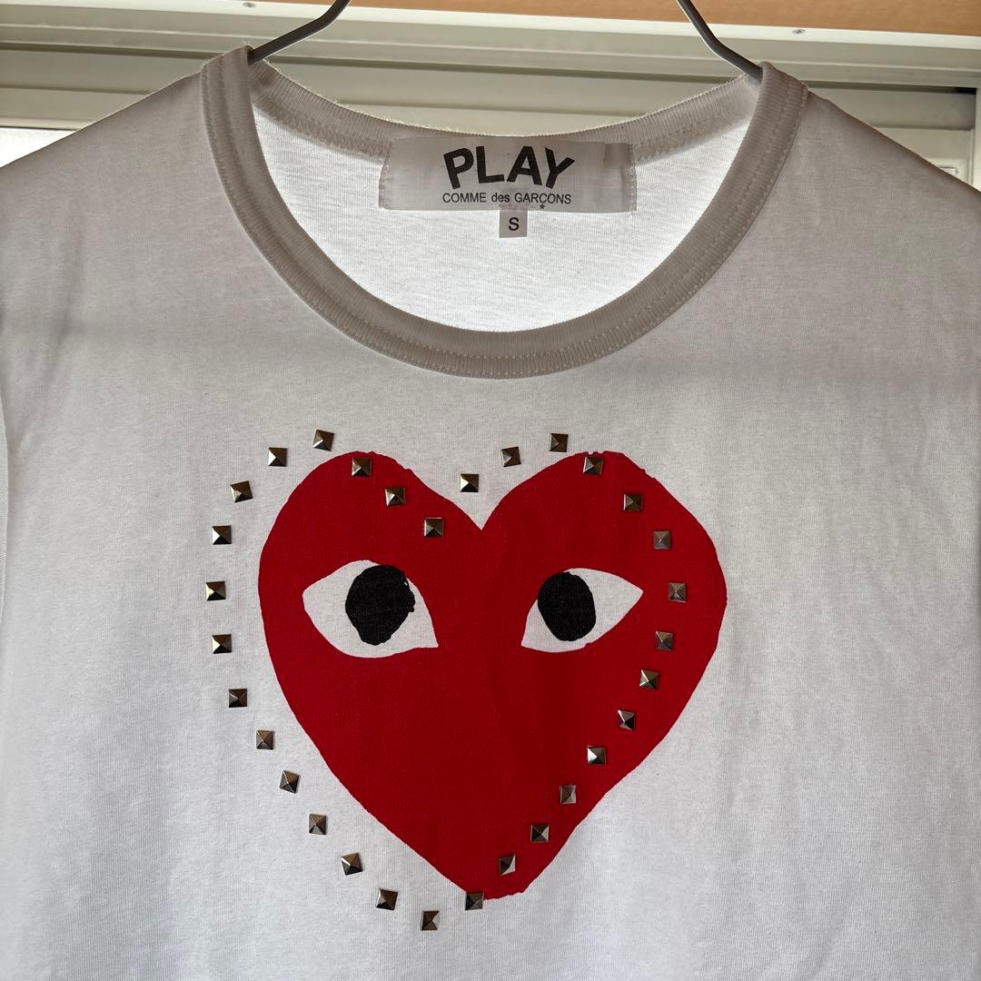 PLAY COMME des GARÇONS ハート柄 Tシャツ S