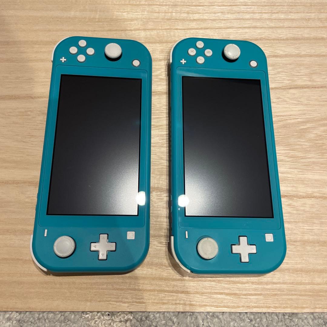 Nintendo Switch Lite ターコイズ　訳あり　2台セット