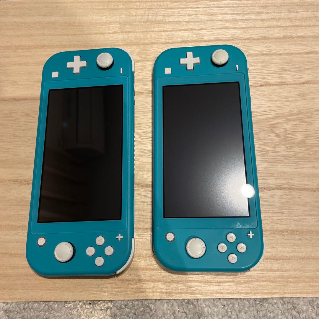 Nintendo Switch Lite ターコイズ　訳あり　2台セット