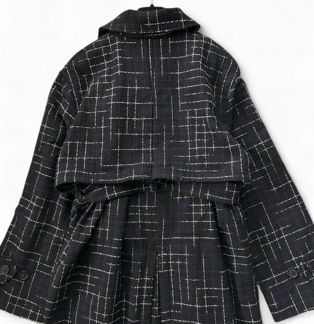 極美品 133,100円 SATORU SASAKI ツイード調トレンチコート