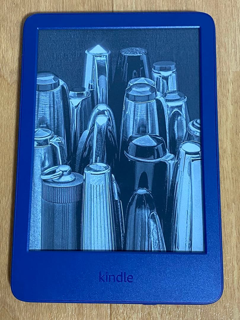 【美品】Kindle (第11世代) 本体ネイビー 16GB ピンクのケース付