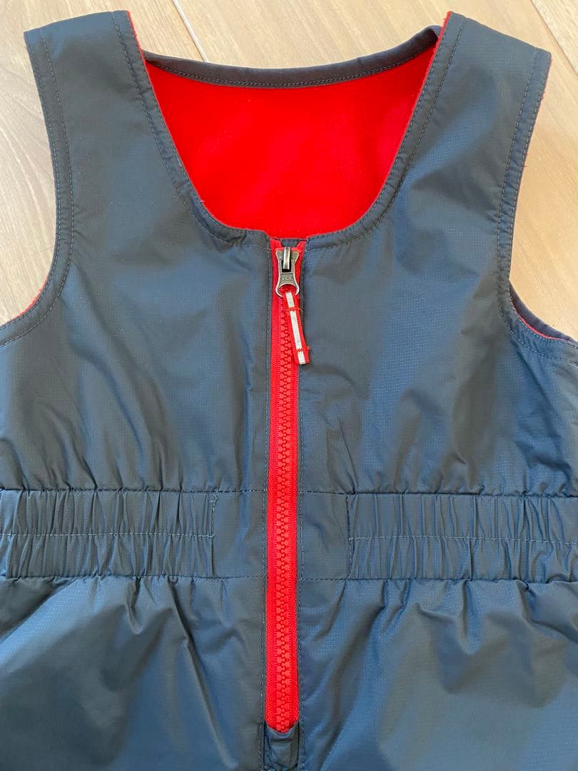 【値下げ】Columbia 子ども用 スノーウェア 上下セット グレー/レッド