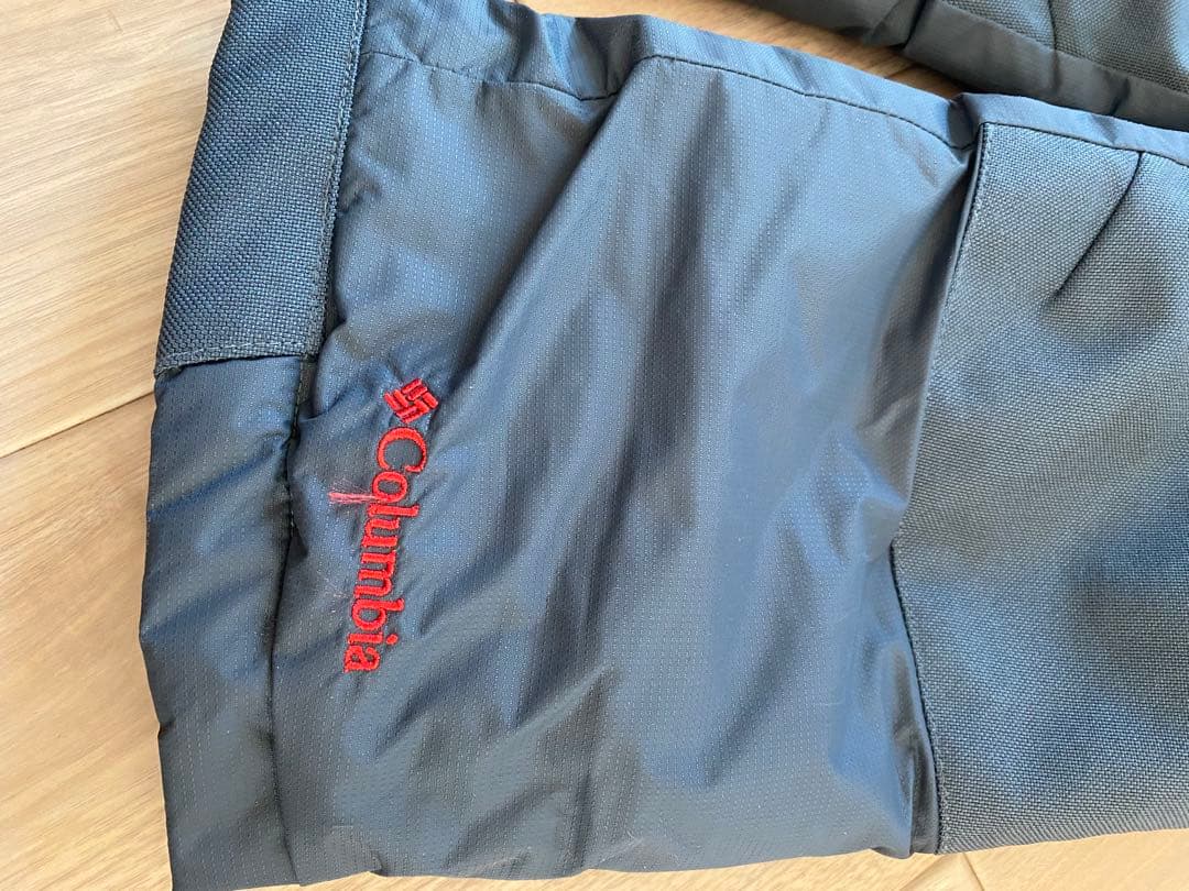【値下げ】Columbia 子ども用 スノーウェア 上下セット グレー/レッド