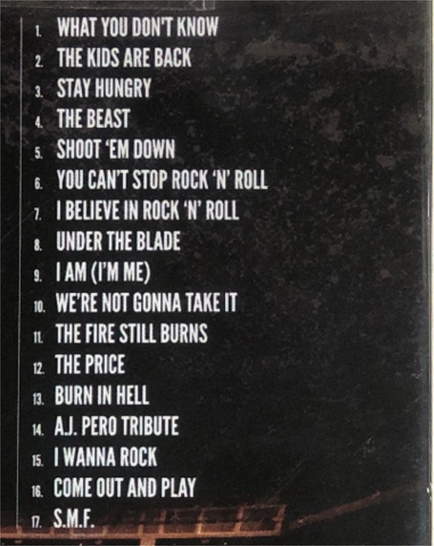 CD+DVD+Blu-Ray！3枚セット！TWISTED SISTER