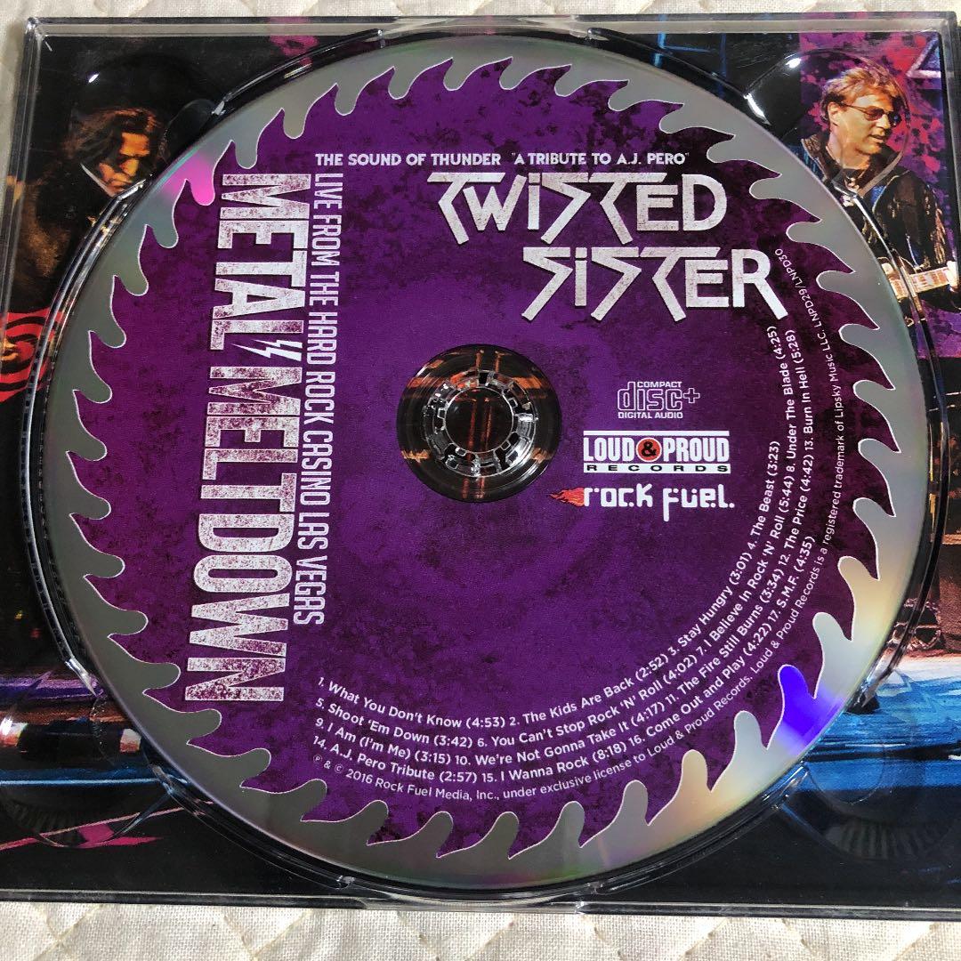 CD+DVD+Blu-Ray！3枚セット！TWISTED SISTER