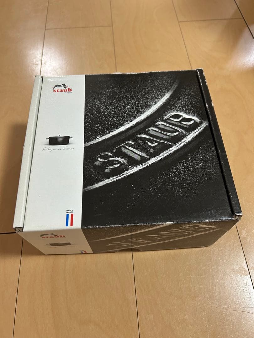 STAUB 両手鍋 グレー 12cm ラココット
