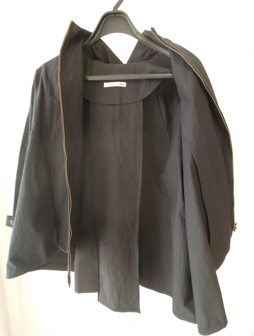 evam eva フーデット　ショートコート