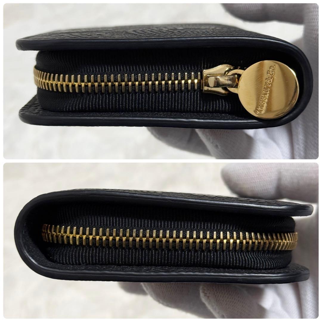 【新品同様】ティファニー　折り財布　ウェーブ　WAVE