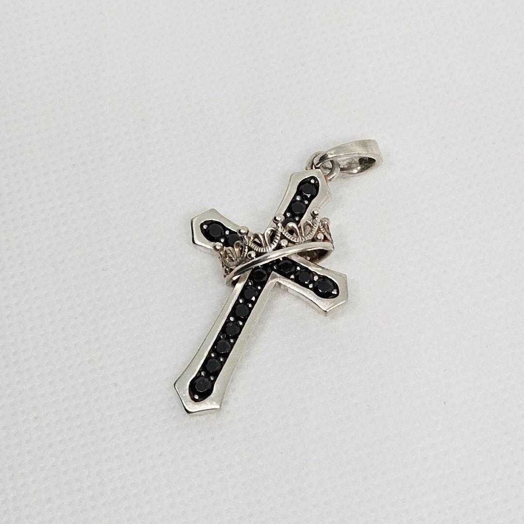 Justin Davis CROSS WITH CROWN＆スピネルチェーン