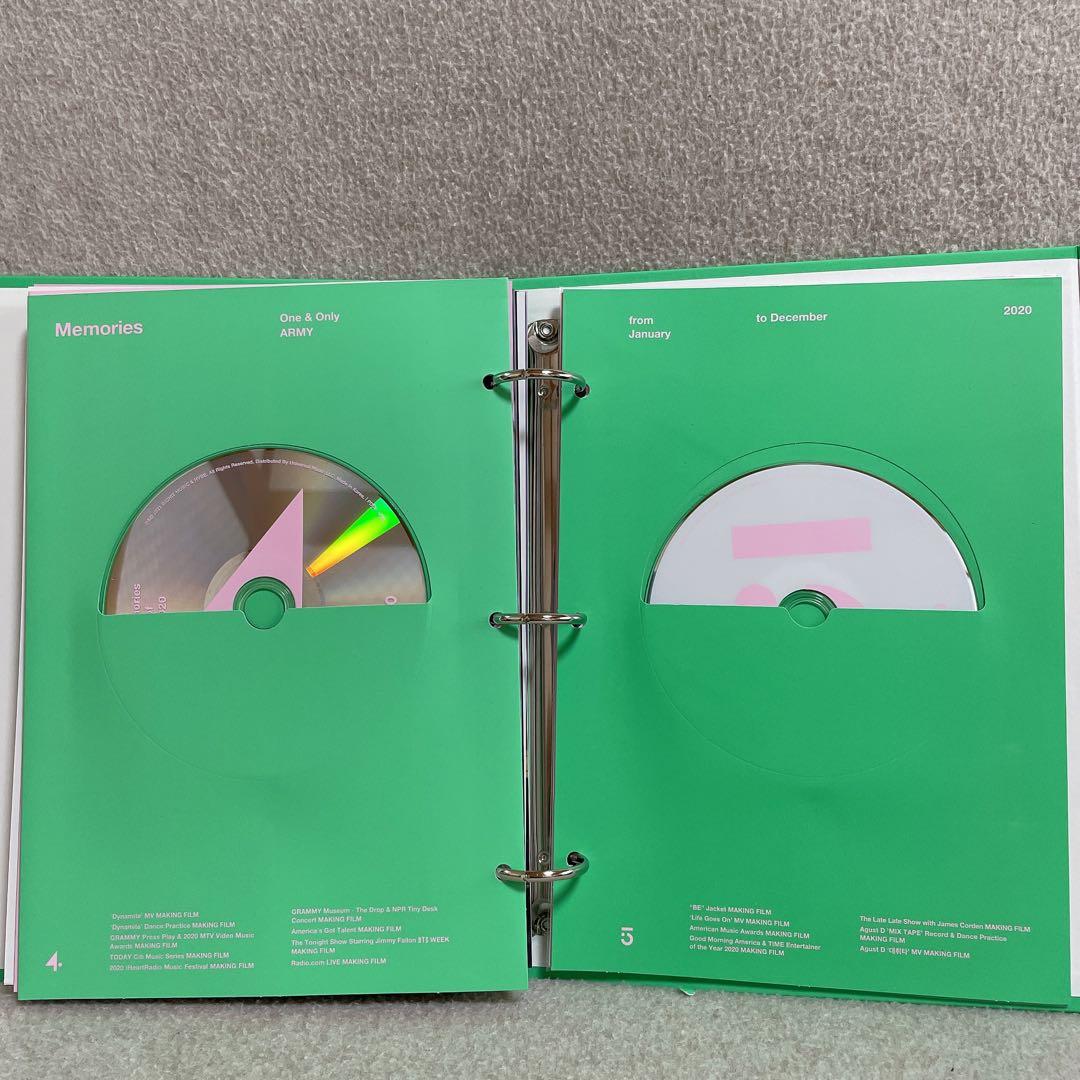｟美品｠BTS MEMORIES 2020 DVD 日本語字幕付き テテ